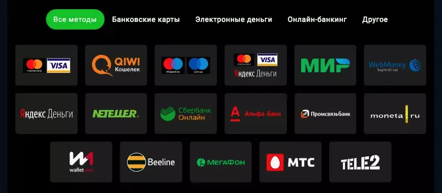 Методы платежей с Киви в казино